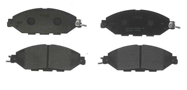 ‏רפידות בלם קדמיות Brembo | ‏אינפיניטי QX60, ניסן מורנו, פתפיינדר | ‏P56103