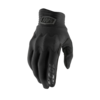 כפפות רכיבה 100% שחור - COGNITO 3DO GLOVES