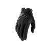 כפפות רכיבה 100% שחור - R-CORE GLOVES