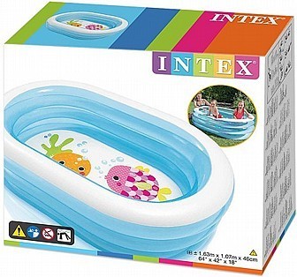 בריכה אובלית INTEX