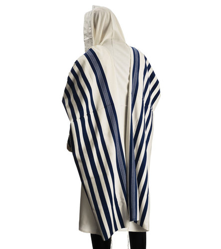 טלית כתר בצבע כחול