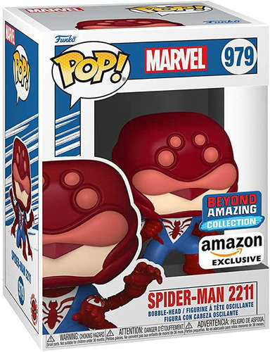 POP Marvel: Year of the Spider- Spiderman 2211(אקסקלוסיבי מדבקה כסופה)