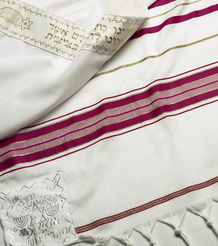 טלית אקרילן ורוד כהה