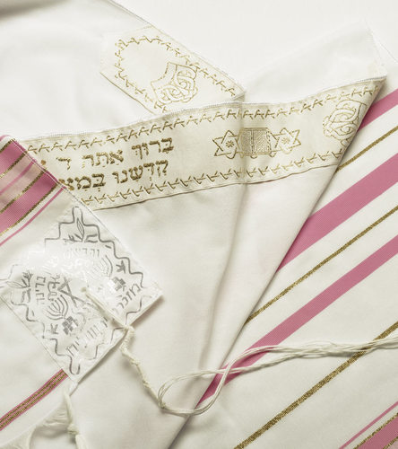 טלית אקרילן ורוד בהיר