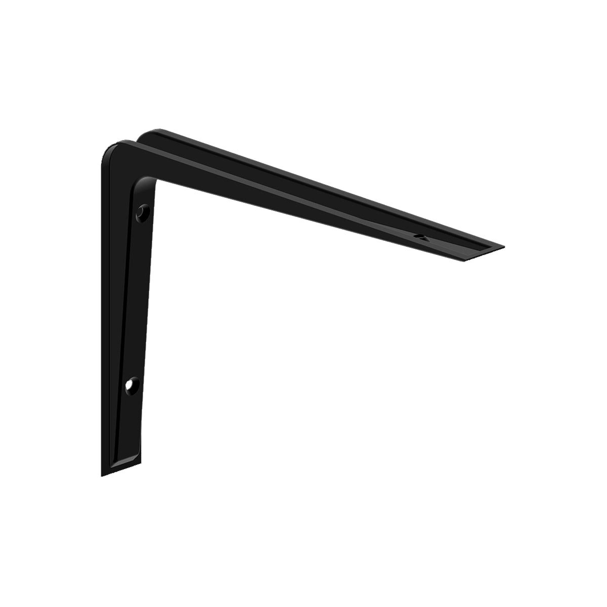 תומך מדף מודרני שחור 120mm