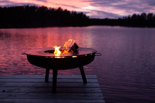 מגש צלייה למדורת גן FirePit קוטר 70 ס