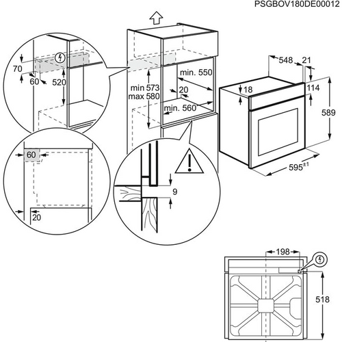 תנור רב תכליתי Zanussi AIRFRY ZOHNA7X1A זנוסי