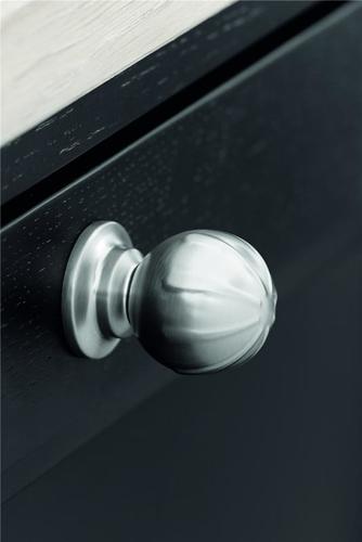 ידית כפתור Banister ניקל מט מוברש - 53396 