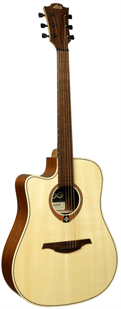 גיטרה אקוסטית מוגברת שמאלית Lag Tramontane 70 TL70DCE Lefty