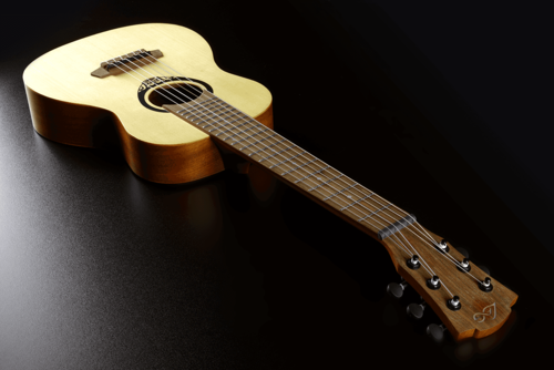 זוית נוספת TIKI UKU MINI GUITAR ACOUSTIC ELECTRIC TKT150E