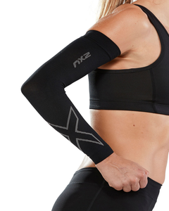 Flex Run Comp Arm Sleeves BLK/GRY