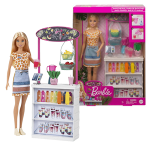 ברבי דוכן מיצים -  BARBIE GRN75