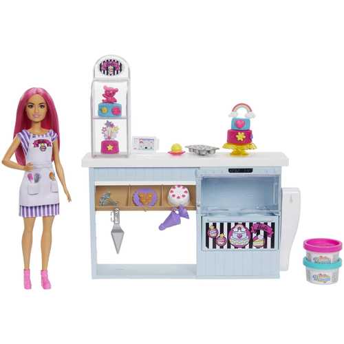Barbie Bakery hgb73 ברבי מארז אפייה כולל בצק