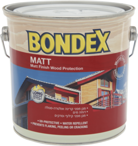 צבע לעץ BONDEX מט 2.5ל