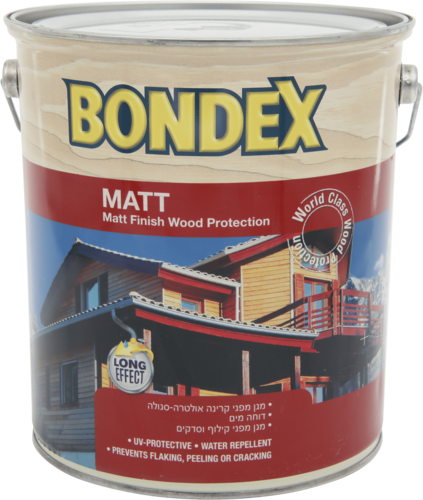 צבע לעץ BONDEX מט 5ל