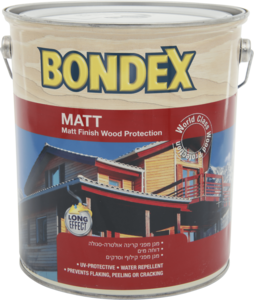 צבע לעץ BONDEX מט 5ל