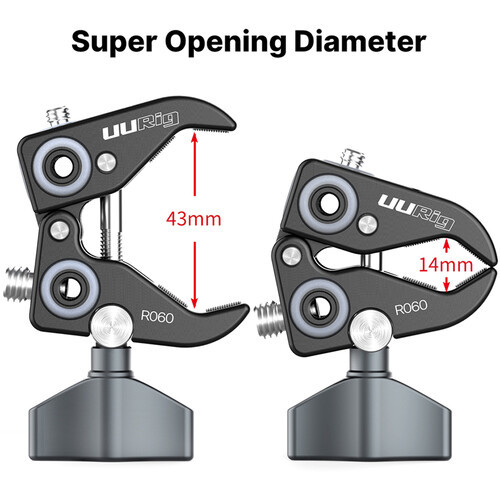 קליפס ulanzi UURig R060 Super Crab Clamp