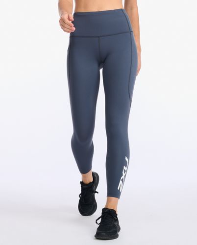טייץ קומפרשן נשים 7/8 גזרה גבוהה Form Stash Hi-Rise Comp 7/8 IND/WHT