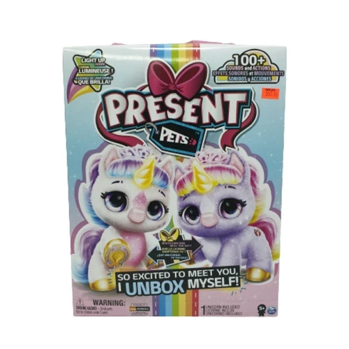 Present Pets Unicorn בובת חד קרן אינטראקטיבית מבית פרזנט פטס