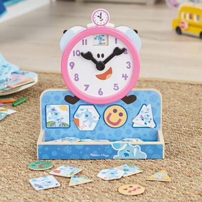 הרמזים של בלו – שעון מגנטי בנושא צורות מבית מליסה ודאג