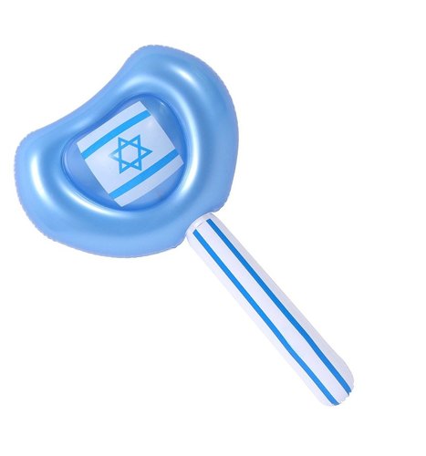 מתנפח לב יום העצמאות עם אור - 60 ס