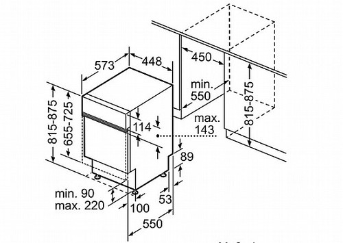 מדיח כלים ‏צר Bosch SPI4HMS61E בוש