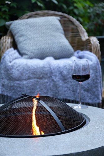 מגן גיצי אש למדורת גן FirePit בקוטר 70 ס