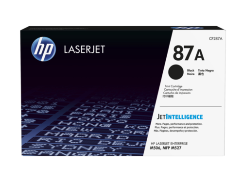 טונר מקורי בשחור HP 87A  LaserJet CF287A 