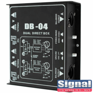 קופסאת DI פאסיבית מדגם Rockstone DB-04