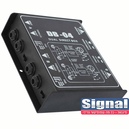 קופסאת DI פאסיבית מדגם Rockstone DB-04