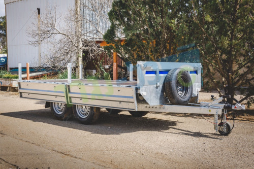 נגרר פתוח דו סרני עם בלמים 3.42X1.72 למשקל 2500 ק