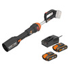 מפוח עלים נטען brushless  מנוע 40V WORX WG585E.9 [ מטען כפול + 2 סוללות 4AhX2 ]