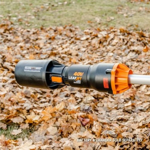 מפוח עלים נטען brushless  מנוע 40V WORX WG585E.9 [ מטען כפול + 2 סוללות 4AhX2 ]