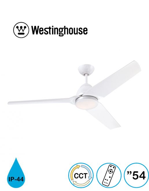 מאוורר תקרה 54" CCT דגם NAPA IP44 + שלט WESTINGHOUSE