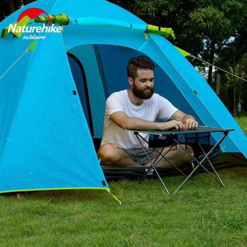 אוהל טיולים  קל משקל ל 3 אנשים  אטום למים NATUREHIKE P SERIES 3