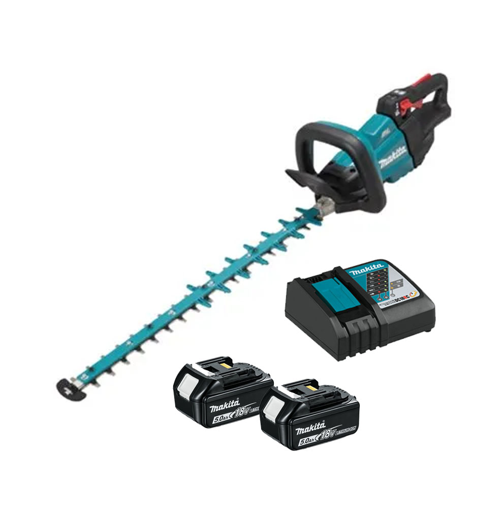 גוזם גדר חיה נטען 18V + שתי סוללות 5.0AH