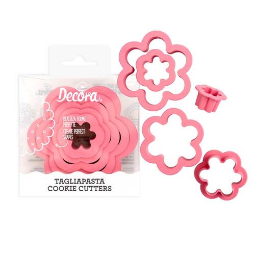 סט 6 חותכני פרחים Decora  