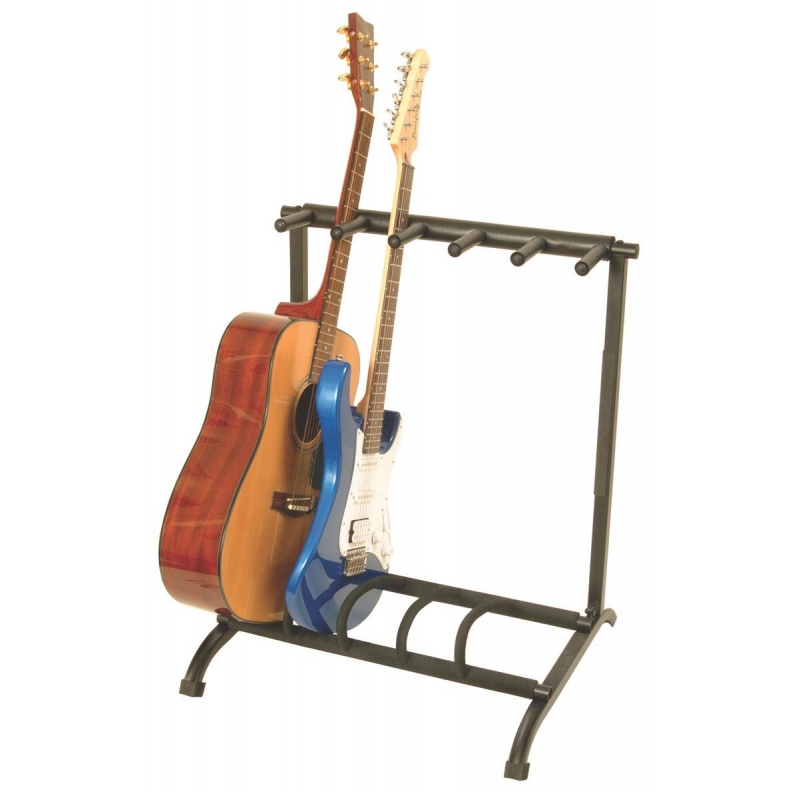 On Stage GS7561 5-Space Foldable Multi Guitar Rack