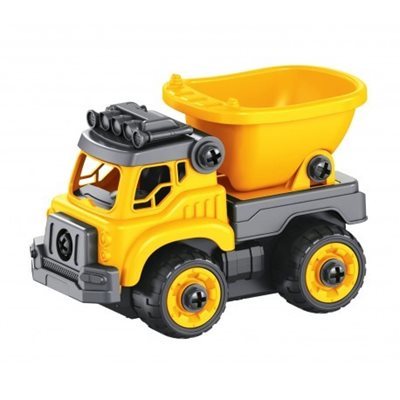 ערכה להרכבת משאית בנייה RC - צהוב מבית בוקי צרפת