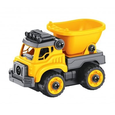 ערכה להרכבת משאית בנייה RC - צהוב מבית בוקי צרפת