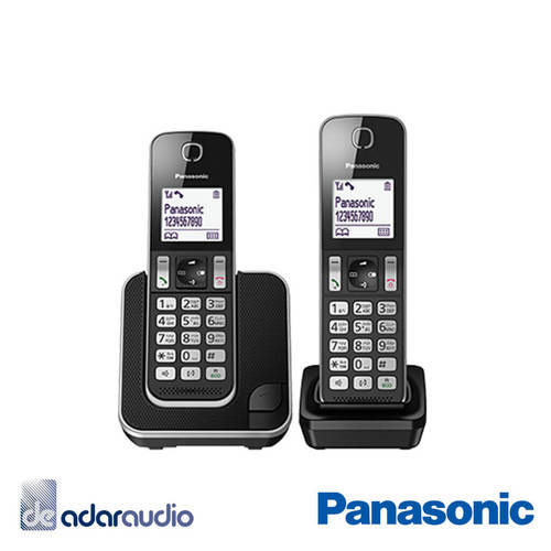 טלפון דק אלחוטי - PANASONIC KX-TGD312
