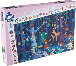 פאזל מסגרת יער מכושף 100 חלקים