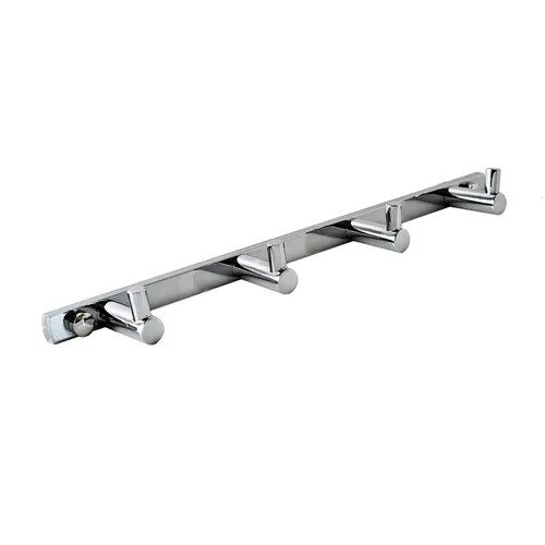 קולב מגבות 4 מתלים Loft (קידוח) מתוך קולקציית קולבים ומתלים למגבות (זווית נוספת) - מתאים לשדרוג מראה האמבטיה בקלות ובמהירות