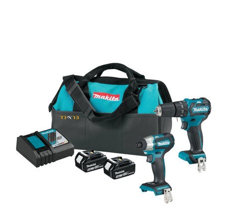 סט 18V אימפקט + מברגה/מקדחה רוטטת + שתי סוללות 5.0AH