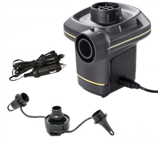 משאבת אויר חשמלית לבית ולרכב INTEX