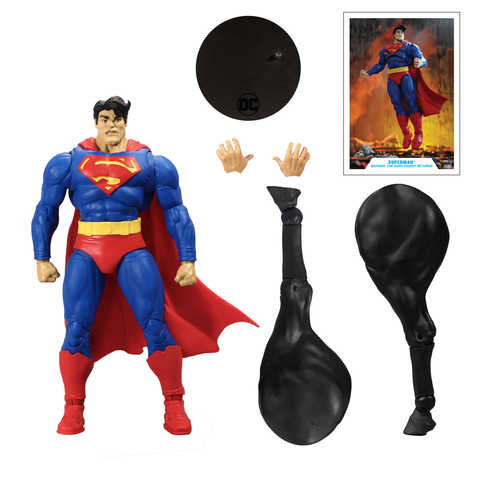 DC BUILD-A 7IN FIGURES WV6 - DARK KNIGHT RETURNS - SUPERMAN