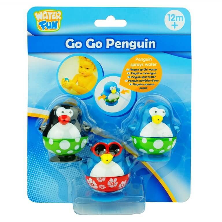 סט 3 פינגווינים למים Water Fun