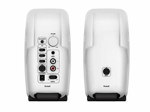 זוג מוניטורים אולפניים iLoud Micro Monitor בצבע לבן, מבית IK Multimedia