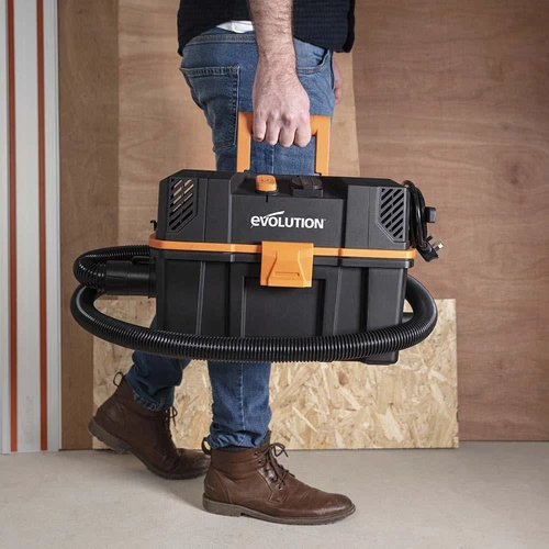שואב אבק יבש/רטוב 15 ליטר חשמלי + שקע טכני Evolution R15VAC 1000W