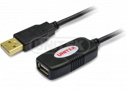 כבל מאריך אקטיבי איכותי USB 2.0 מ10 